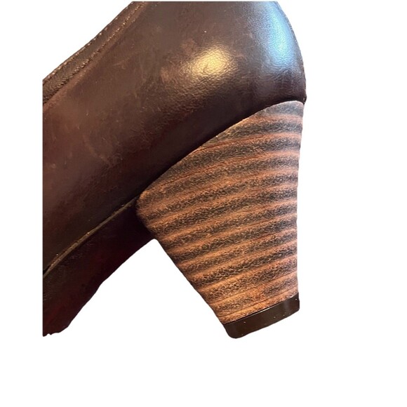 Womens N.D.C. Made By Hand Emmy Mary Jane Pumps Brown Leather Women's Size 9.5 - Picture 5 of 9